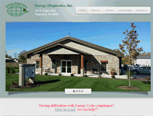 Tablet Screenshot of energydiagnosticsinc.com